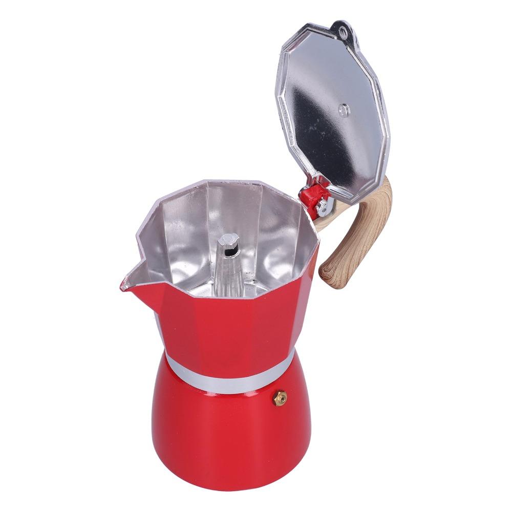 300ML Capacity Stovetop Espresso Maker Colorful Coffee Kettle Coffee Brewing Coffee Maker  Home Use