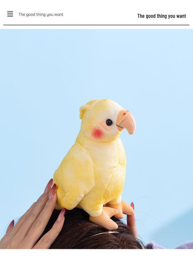 Cross-Border Yellow Parrot Plush Toy - Cute, Comforting Doll and Hot-Selling Animal Plush