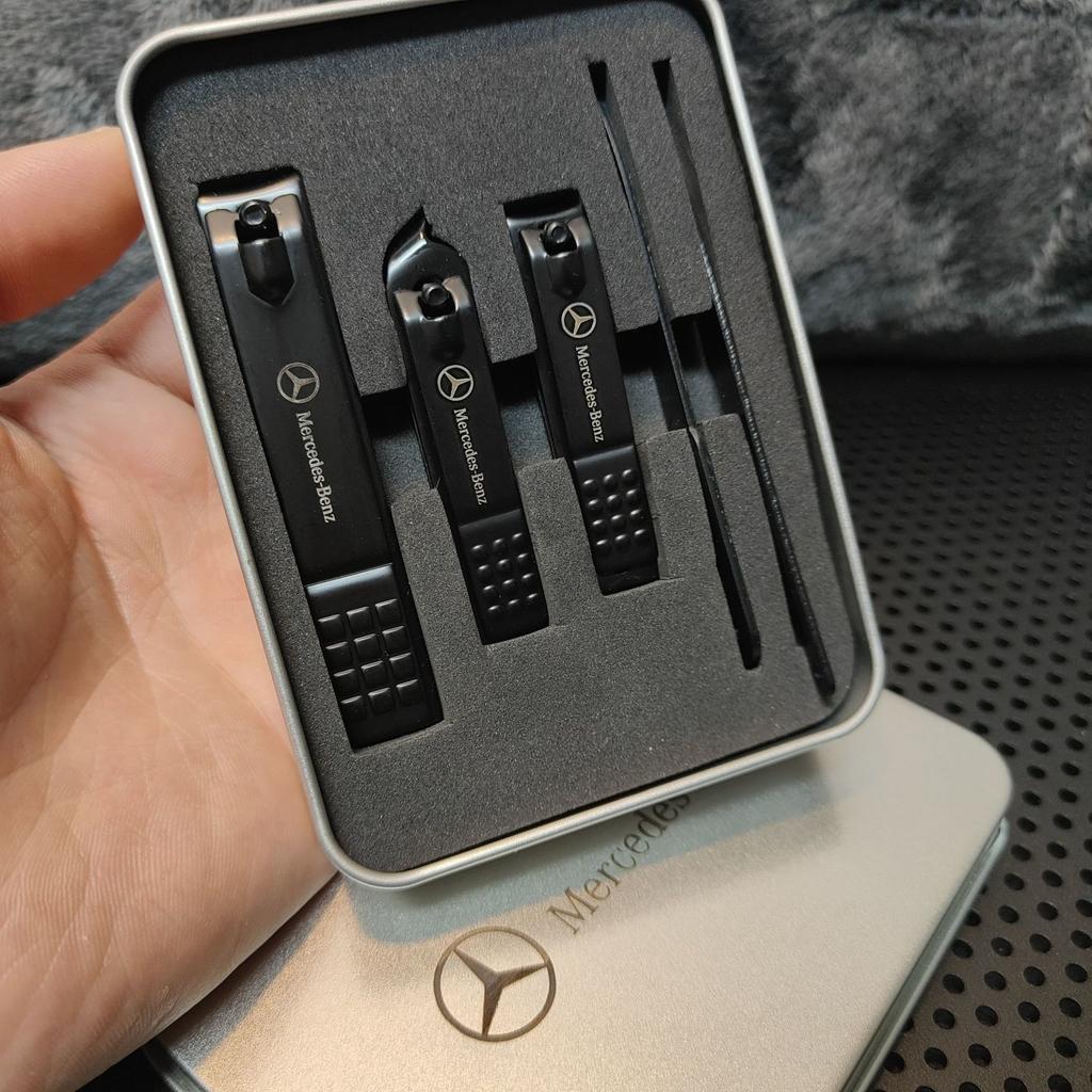 MEA4   Nail Scissors Set Portable Household Nail Clipper For Mercedes Benz GLC W205 W212 W204 W213 W203 W176 W222 W211 W177 W214 X253