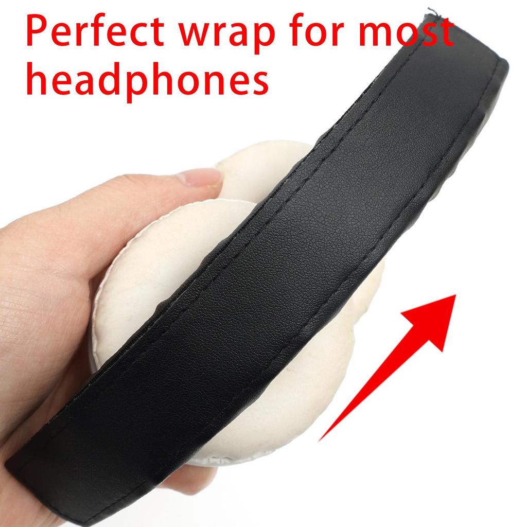 3-1PCS Universal Comfortable Headphone Headband Cover Soft Replacement Headset Pads Premium PU Leather Head Beam Protective Case