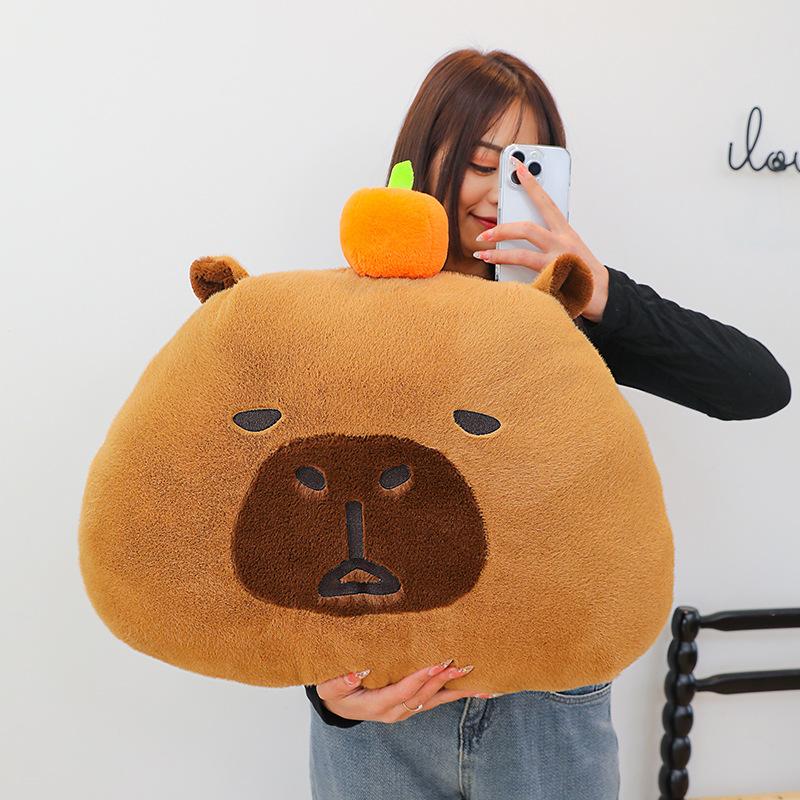 Kapi Pulls Plush Toys Large Throw Pillows, Living Room Backrest Waist Rest, Internet Celebrities, Water Guinea Pigs, Birthday Gifts for Girlfriends