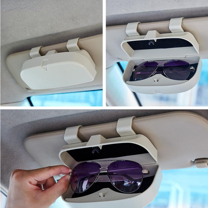 Car Clips for Glasses Sunglasses Clip Frame Sun Visor Storage Multi-function Card Creative Car Interior Supplies Car Glasses Case