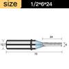 1/2 Shank 3 Flutes Cutting Straight Router Bit CNC Trimming Slot Milling Cutter