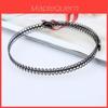 Punk Metal Choker-Halskette Mit Geometrischem Durchbruchdesign Für Mode-Schmuck-Enthusiasten