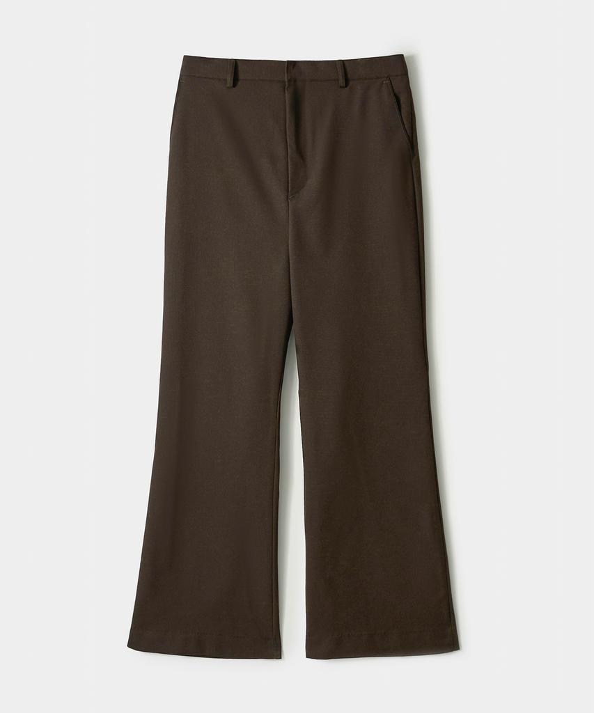 TRIP LE SENS Custom Mid Flare Slacks_Brown