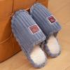 Shoes Women's cotton shoes Winter home cotton slippers One-pedal cotton boots Warm women's shoes Large size women's short boots