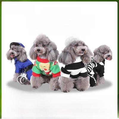 Christmas Pet Outfit: Snowflake Elk Dog Costume, Festive Four-Legged Suit for Puppies