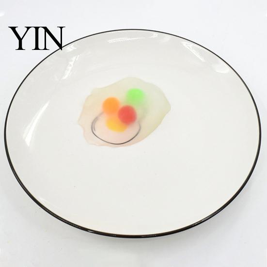 Portable Stress Relief Toy 3Pcs Clear Ball for Anxiety Relief, Squeeze with Soft Sensory Colorful Beads Inside, Reduction Transparent Fidget Gadget