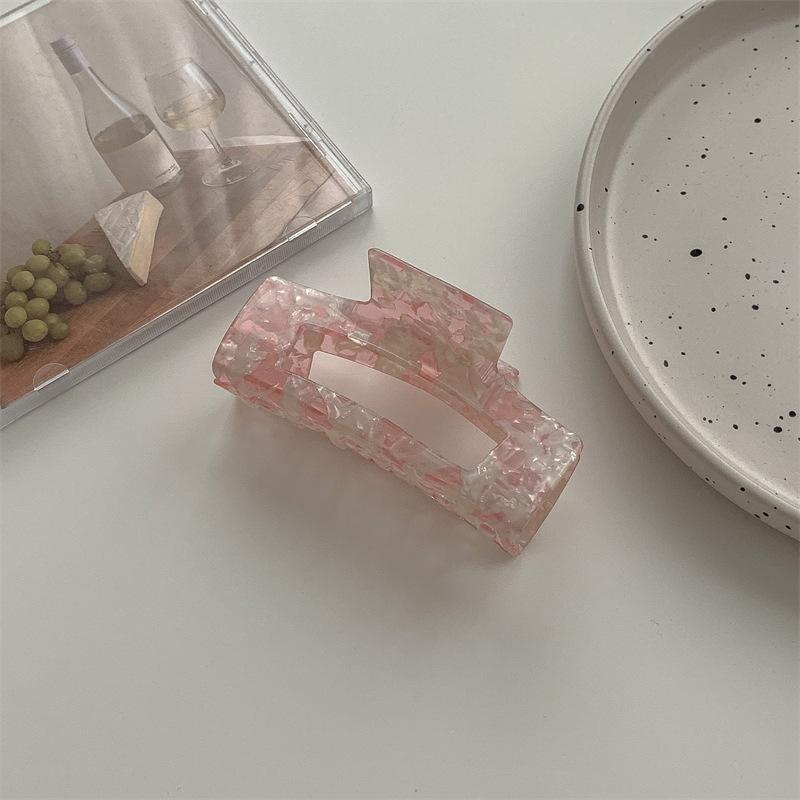 Korean Imitation Acetate High-End Shark Hair Clip - Elegant Hair Accessory for Stylish Looks