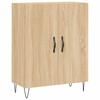 Highboard In Sonoma Oak Finish 27.4 X 13.4 X 70.9 In (W X D X H) Particleboard