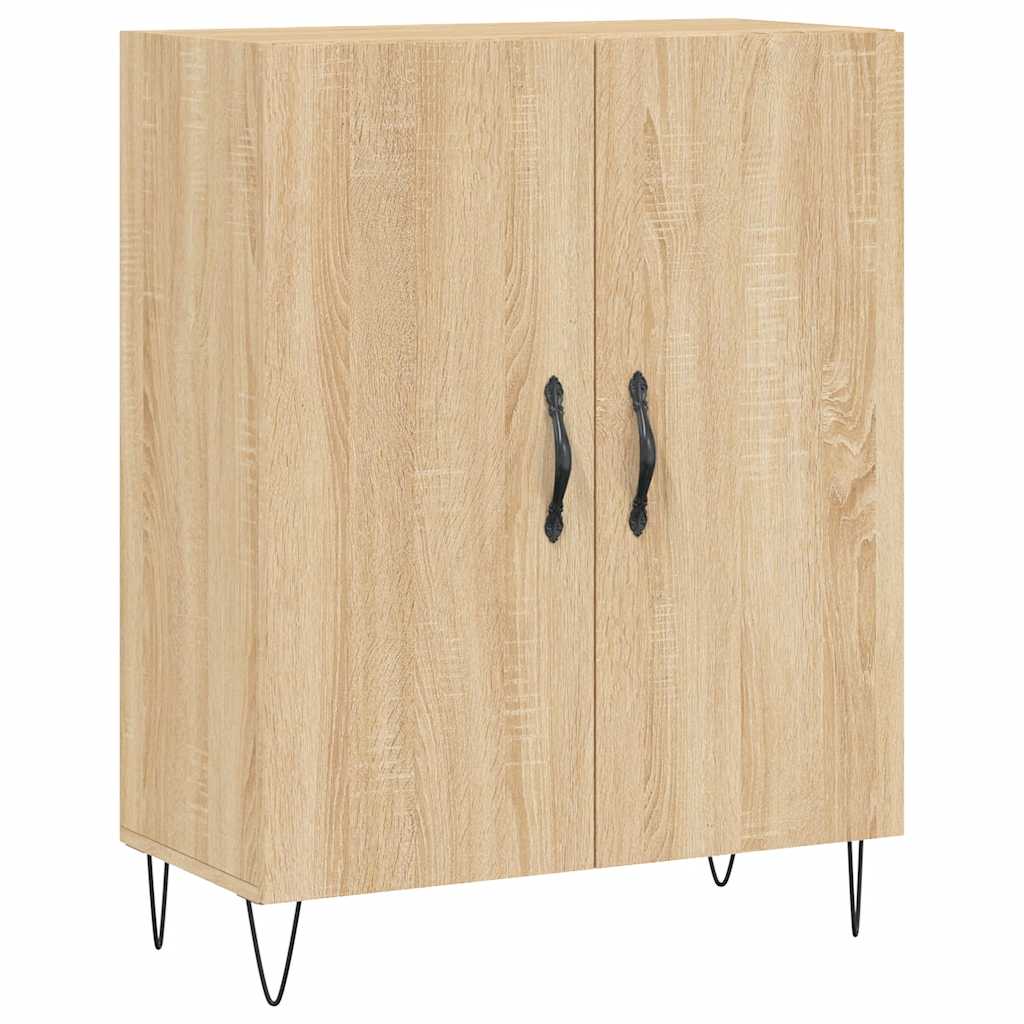 Highboard In Sonoma Oak Finish 27.4 X 13.4 X 70.9 In (W X D X H) Particleboard