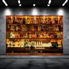 1 Stück Hintergrundbanner im Pub-Thema, geeignet für Party-Wanddekoration, Geburtstag, Innen- und Außendekoration, mehrere Größen.