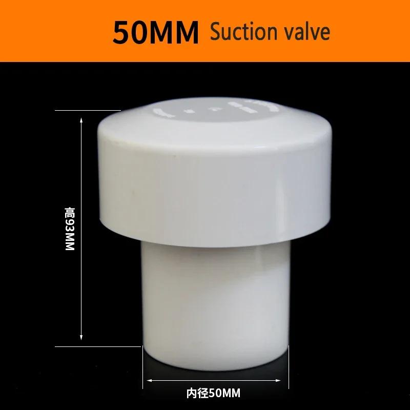 

High Quality PVC Suction Valve Drainage Pipe With Automatic Ventilation And Air Exchange 50 75 110 160Multifunctional Rain Cap