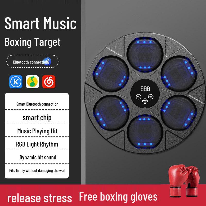 

Bluetooth Музична Боксерська Настінна Мішень для Дітей та Дорослих - Пристрій для Домашніх Боксерських Тренувань