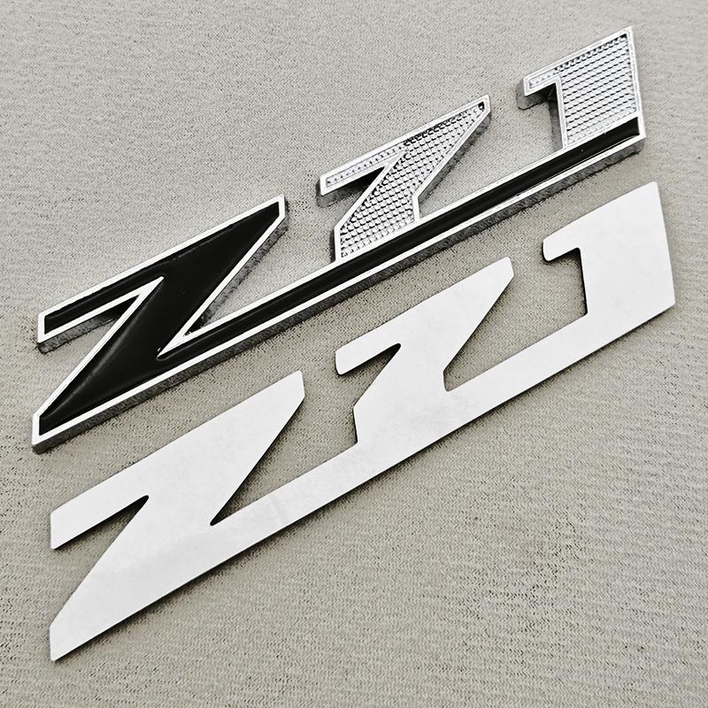 AABKA1 3D Metal Logo Z71 OFF ROAD Car Sticker Trunk Embelem Front Grille Badge For Chevy Chevrolet Silverado Colorado Tahoe Accessories