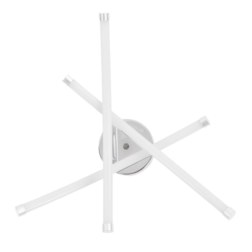 Forked Shaped Ceiling Lights Aluminum Silver LED 3 Curved Warm Lamp with Driver for Living Room Kitchen Bedroom 85‑265V