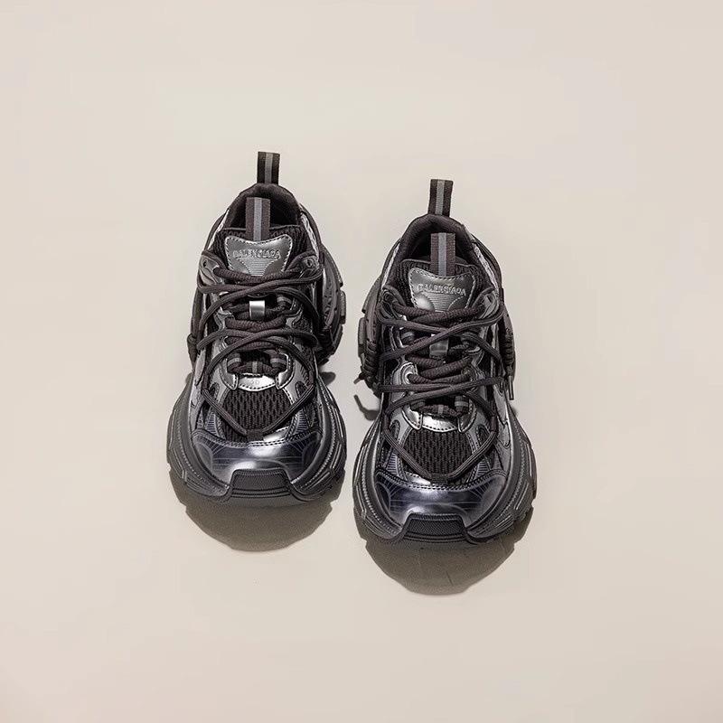 Thick-soled Personalized Straps, Polished Dad Shoes, Women's Design Sense, Niche Spring New Versatile Single Shoes