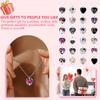 Star Surrounding Time Heart Shaped Necklace Stray Children's Pendant