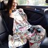 1pc, Marie Cat (1) Home Decor Flannel Blanket, Perfect Gift for Bedroom, Living Room, Travel, Camping, Car, Beach, Office Nap, Ideal Sofa Throw, Outdo
