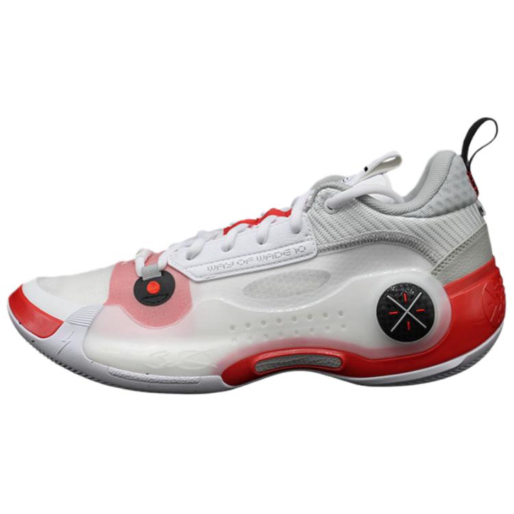 

Li Ning Wade Way 10 Low Профессиональные баскетбольные кроссовки Мужские кроссовки Белый Красный ABAS083-14 42⅓