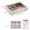Sunglasses 8 and Accessory Display Drawer 1 Piece [Lolalet] Tray, Compartments, Velvet, Glasses, Sunglasses, Storage, Tray, Storage,