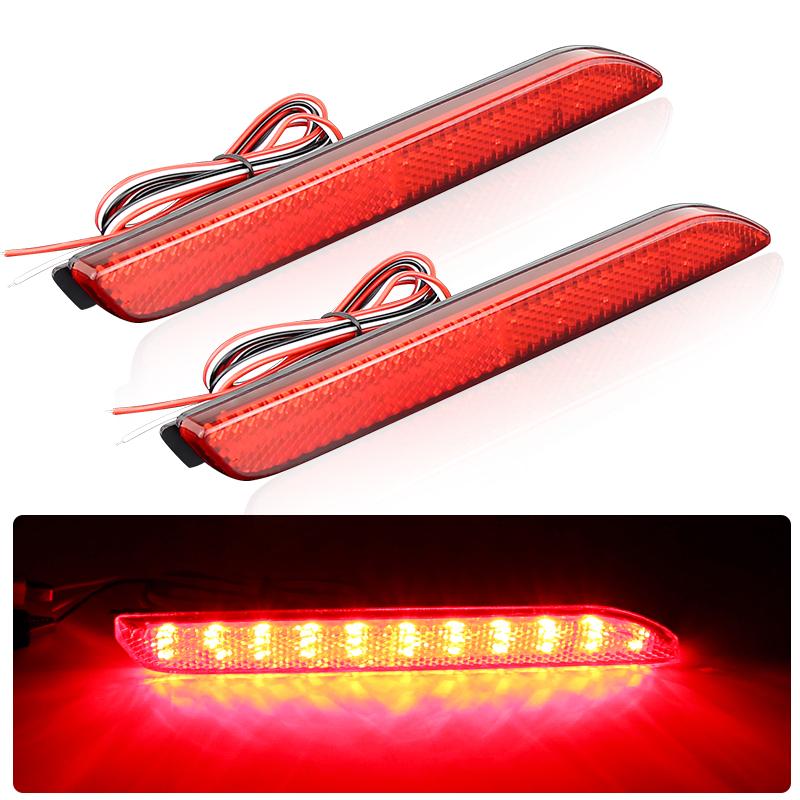 

Car LED Rear Bumper Reflector Brake lamp For Toyota RAV4 Harrier Sienna EZ Alphard Aygo Mark X Lexus IS-F GX470 RX300 5630 NX RC