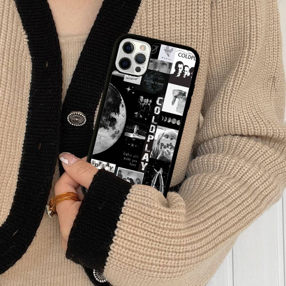 Pop Rock Band C-Coldplay Phone Case For Iphone 16 15 14 13 12 11 Pro Max Plus Shockproof TPU+PC Hard Case