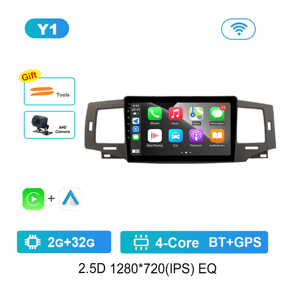 GPS Navigation 9'' for Toyota Corolla 9 E120 2004 - 2006 Android OS Car Video Multimedia Player Carplay 4G WiFi BT Auto Tools