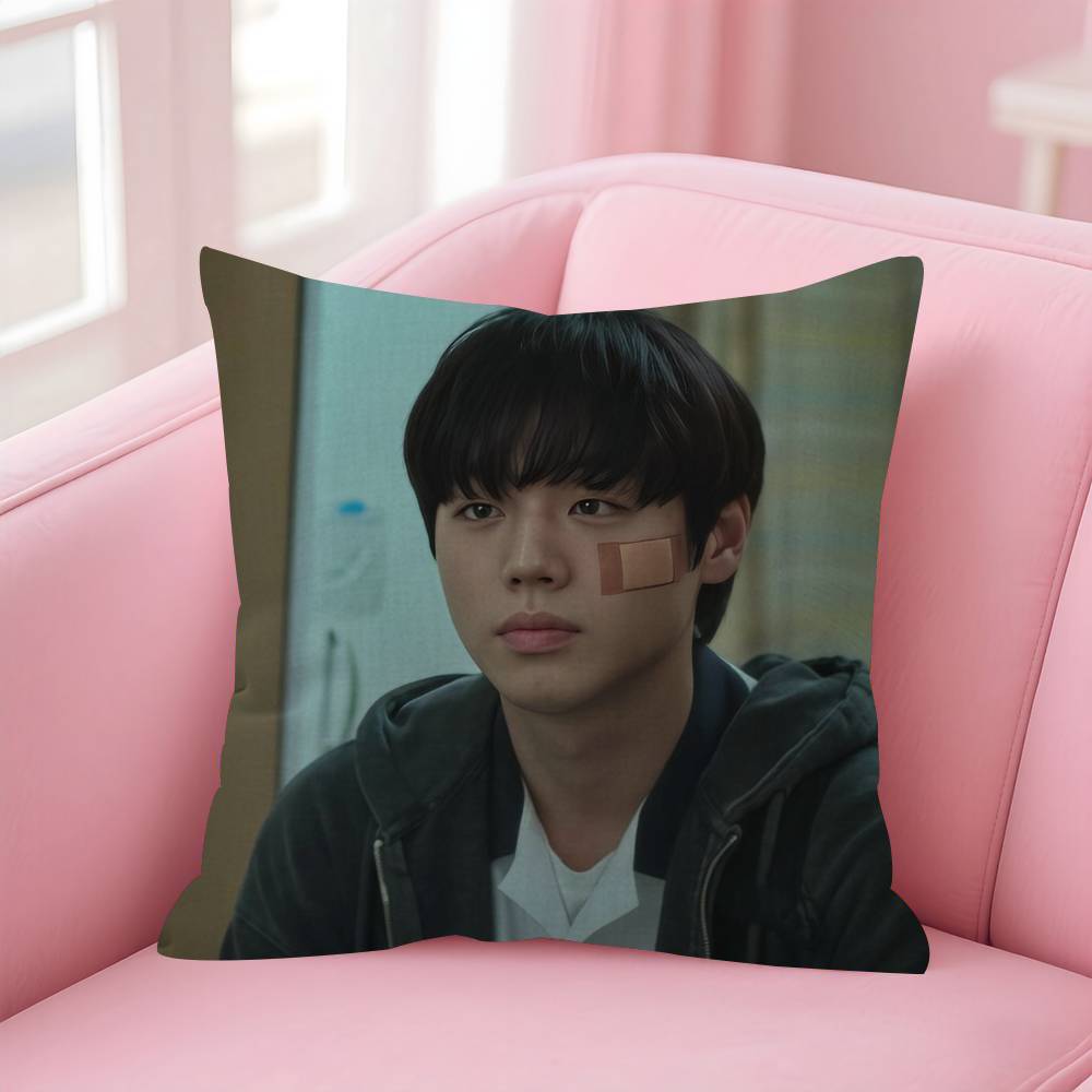 WWeak HHero PPark JJihoon   Personalized Pillow Cover Kids Bedroom Wild Party Decor Pillowcase kid Birthday shower Gift