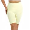 Oberschenkel-Former Shapewear Slips für Damen Slip Shorts Hohe Taille Bauchkontrolle Mieder Nahtloser Body Shaper hellgelb 1XL-4XL