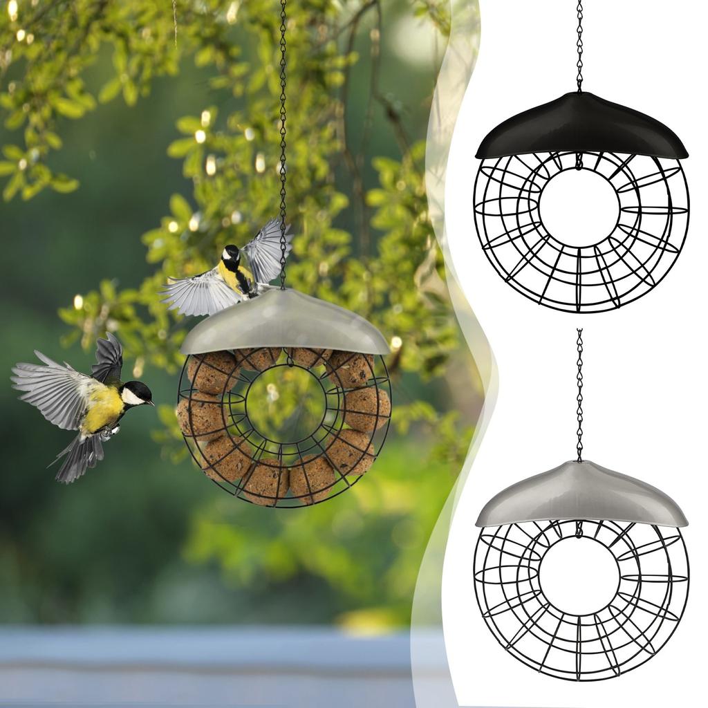 Venkovní polní krmítko pro ptáky Kovové závěsné omyvatelné krmítko pro ptáky odolné proti větru