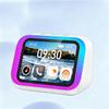 AI Smart Bluetooth 5.4 Speaker With RGB Color Lighting Smart Alarm Clock Voice Assistant Touch Screen LED Weather Clock Display