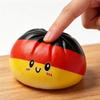 Cartoon Expression Dumpling Toy Stress Relief Flag Theme Steamed Bun Squeeze Fidget Toy Hand Relaxation Decompression Tool