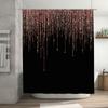 Blue Shower Curtain With Jellyfish Pattern Bathroom Decor For Home Bathrooms Modern Waterproof Fabric Shower Curtains Decoration