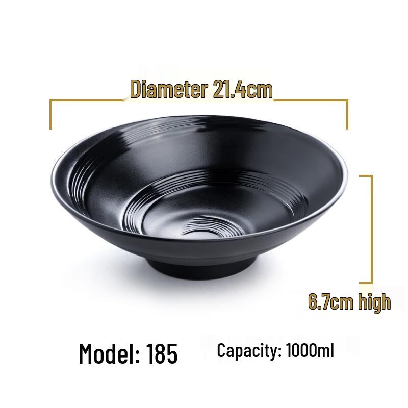 MOLUONA Commercial Melamine Noodle Bowl