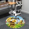Bee,Cartoon Chair mat Round Rug Office carpet, Machine Washable, Non slip, Suitable for Living Rooms, Bedrooms