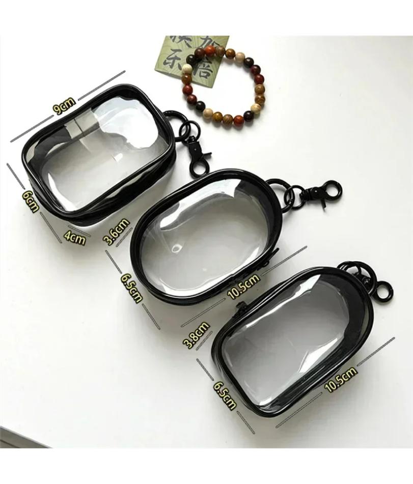 Portable Mini Zipper Storage Bag Keychain Box Organizer For Earphones Chargers Bags  A Gift for My Girlfriend Case