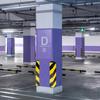 Garagebilportsskydd Reflekterande Bilportsskydd Stötfångarskydd Halkfri Kudde Självhäftande Skumgummipad Kraftig Skydd