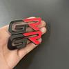 3D Metal Black Red Logo GR Emblem Letters Car Front Grill Badge For Toyota Hilux CHR Corolla Yaris GR Sticker Accessories OO4