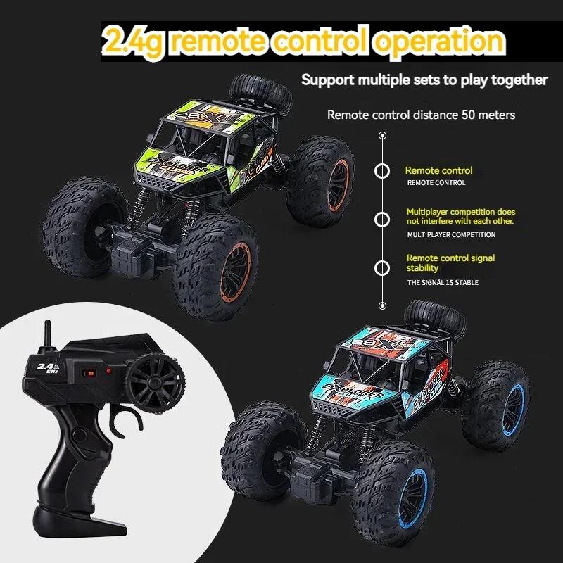 Rc   Oversized Remote Control Buggy Toy Car Charge Major High-Speed 4wd Climbing Crawler Boy Kids Race Car Festival Gift
