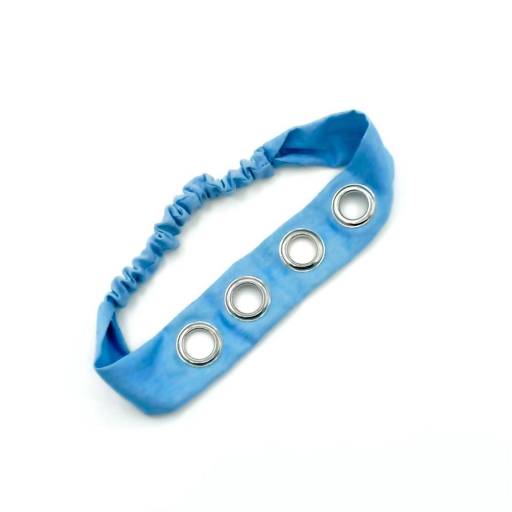 

Эластичная повязка на голову с полыми люверсами, в стиле стимпанк, гранж, аксессуар для укладки волос Style 11