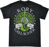 Rory Gallagher Men#039s TShirt Black Tshirt Unisex Black Cotton All Sizes Unisex T-Shirt
