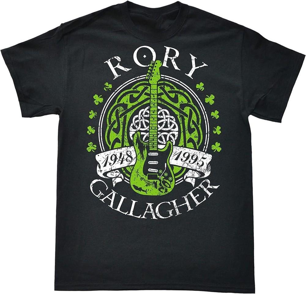 Rory Gallagher Men#039s TShirt Black Tshirt Unisex Black Cotton All Sizes Unisex T-Shirt S