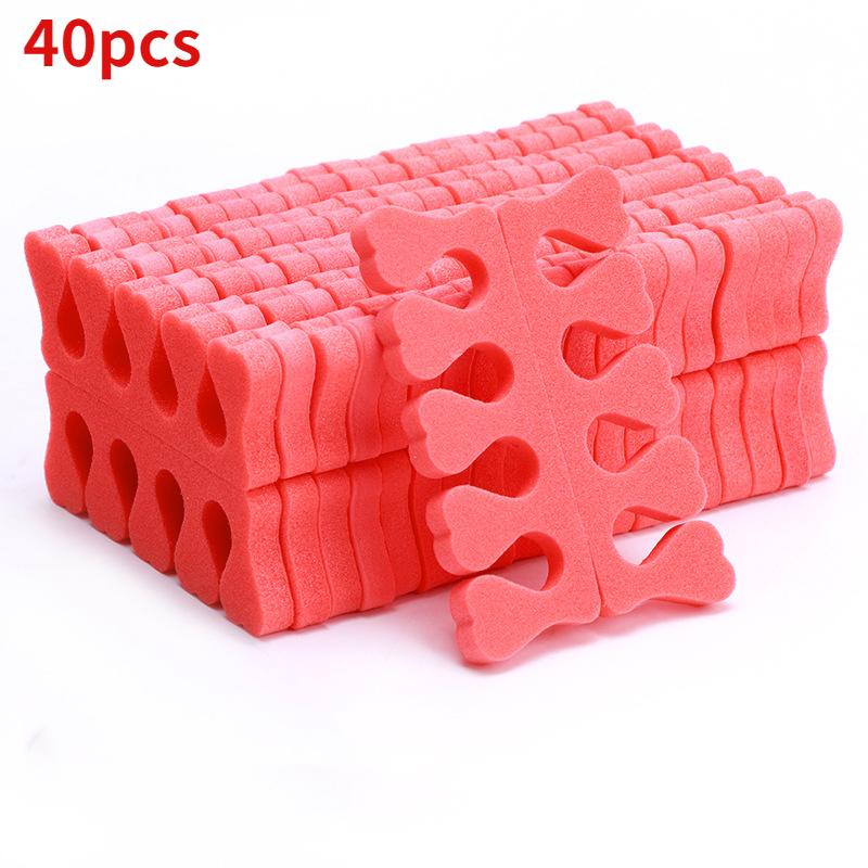 40/100PCS Nail Art Toe Separators Fingers Foots Sponge Soft UV Gel Polish Beauty Tools Manicure Pedicure Pack Nail Kits