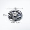 Retro Masonic Plate Buckle: American West-Inspired Fashion Belt