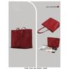 Red Bride Wedding Bag Women's 2025 Spring and Summer New Premium Versatile Commuter Handheld Shoulder Tote Bag