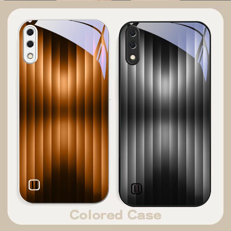Brown Delicate Gradient For Samsung A01 A02 03 Core 04 05 06 10 12 13 14 5G 15 16 M02 12 Note 8 9 10 20 Glass Ultra Phone Case