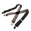 X Back Suspenders Elastic Adjustable Holdup Suspender with Heavy Duty Clips for Men Suits Pants