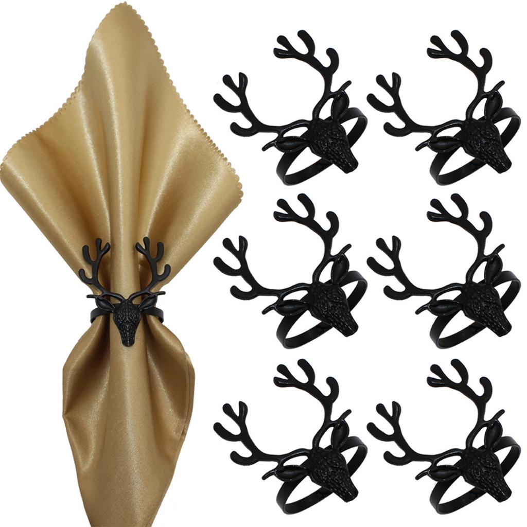 Christmas Napkin Rings Wedding Party Dinner Anniversary Napkin Buckles For Home Decoration