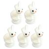 2/3/4/5/6/8/10Pcs White Rabbit Clog Shoe Charm Lightweight DIY Clog Slipper